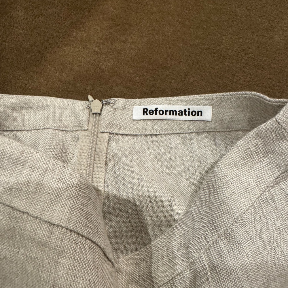 Reformation Linen Skirt - Picture 2 of 3
